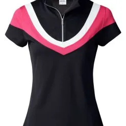 Daily Sports W Tisha Short Sleeve Polo - Navy