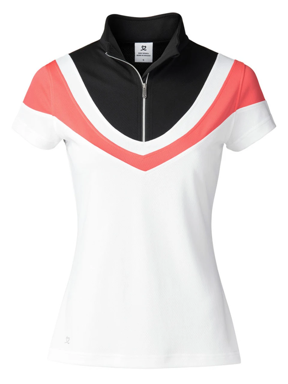 Daily Sports W Tisha Short Sleeve Polo - Black 3 Daily Sports W Tisha Short Sleeve Polo - Black