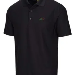 Greg Norman Classic Pique Shark Polo - Black
