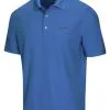 Greg Norman Classic Pique Shark Polo - Strong Blue