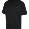 Greg Norman Textured Shark Polo - Black -Deals Clearance Store shirt gn220g7xlk61220men20black 1 42842.1667492146