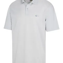 Greg Norman Textured Shark Polo - Shark Grey