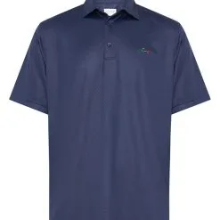 Greg Norman Tile Emboss Polo - Navy