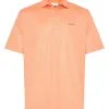 Greg Norman Tile Emboss Polo - Papaya -Deals Clearance Store shirt gn320g7xlk62920men20papaya 1 37344.1671721254