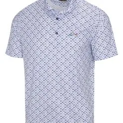 Greg Norman Shark Foulard Polo - Navy Moon
