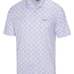 Greg Norman Shark Foulard Polo - Peri Blue