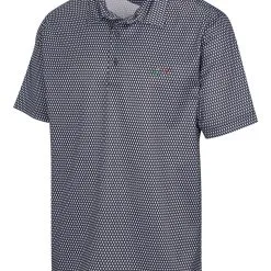 Greg Norman Shell Pique Polo - Black