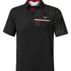 Mizuno Quick Dry Hazard Bloc Polo - Black