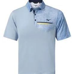 Mizuno Quick Dry Hazard Bloc Polo - Light Blue