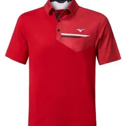 Mizuno Quick Dry Hazard Bloc Polo - Red