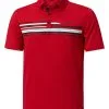 Mizuno Quick Dry Elite Stripe Polo - Red -Deals Clearance Store shirt miz22052ga2007206220men20red 1 00905.1667502366