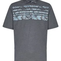 Oakley Azalea Stripe Polo - Blackout Heather