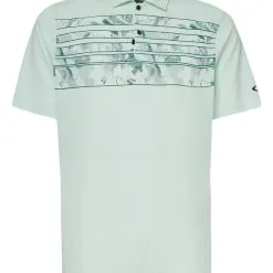 Oakley Azalea Stripe Polo - Bay Green Heather