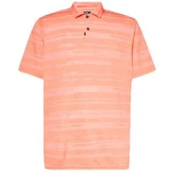 Oakley Aero Pro Stripe Polo - Sunset Heather
