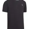 Original Penguin Pima Cotton Blocked Golf Crew - Caviar