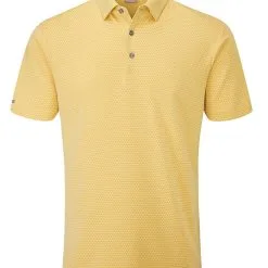 Ping Halcyon Tailored Fit Polo - Gold Multi