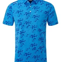 Ping Rae Tailored Fit Polo - French Blue