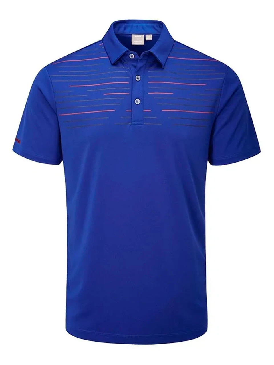 Ping Portman Tailored Fit Polo - Blue Surf/Navy 3 Ping Portman Tailored Fit Polo - Blue Surf/Navy