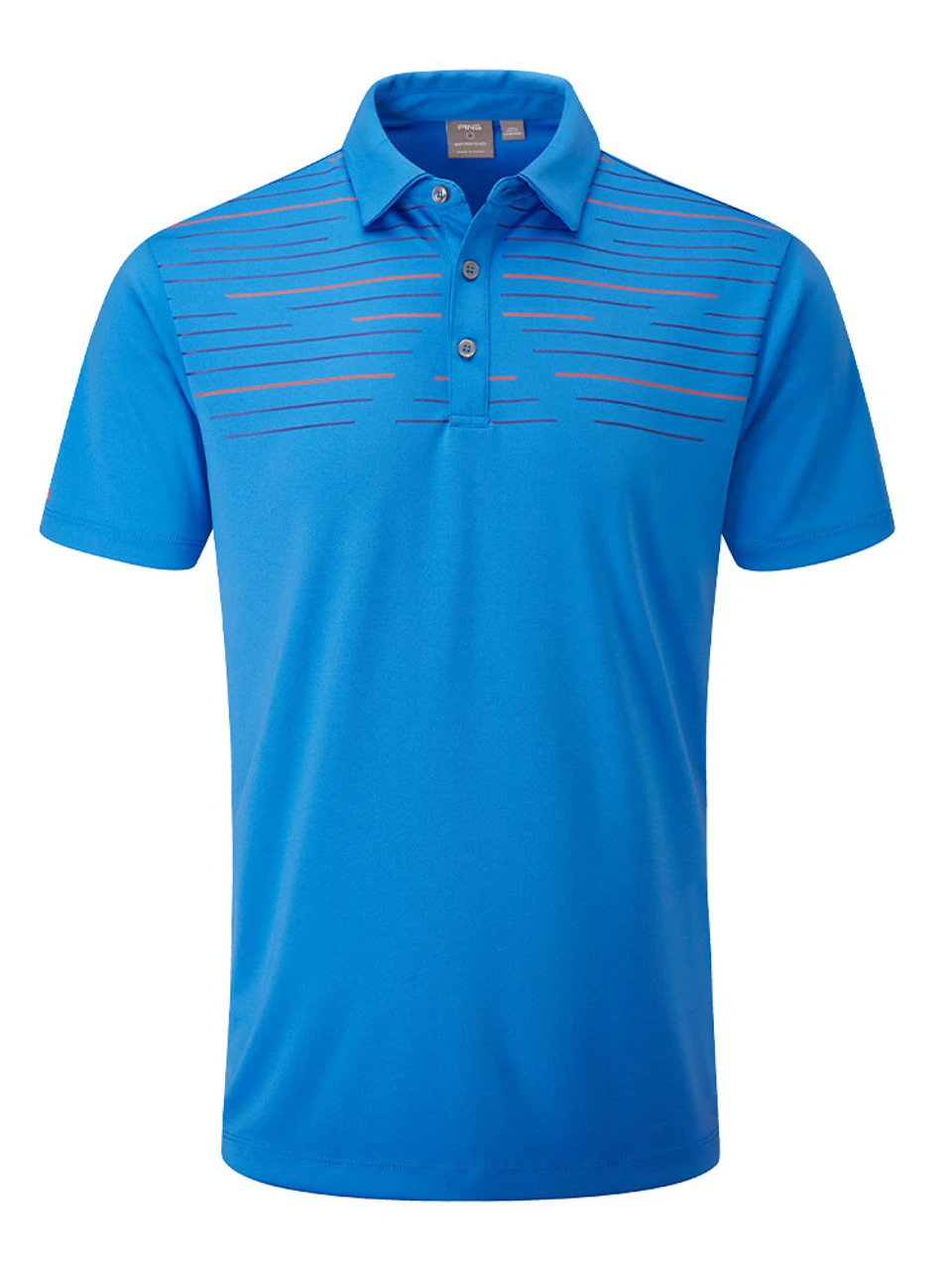 Ping Portman Tailored Fit Polo - French Blue/North Sea 3 Ping Portman Tailored Fit Polo - French Blue/North Sea