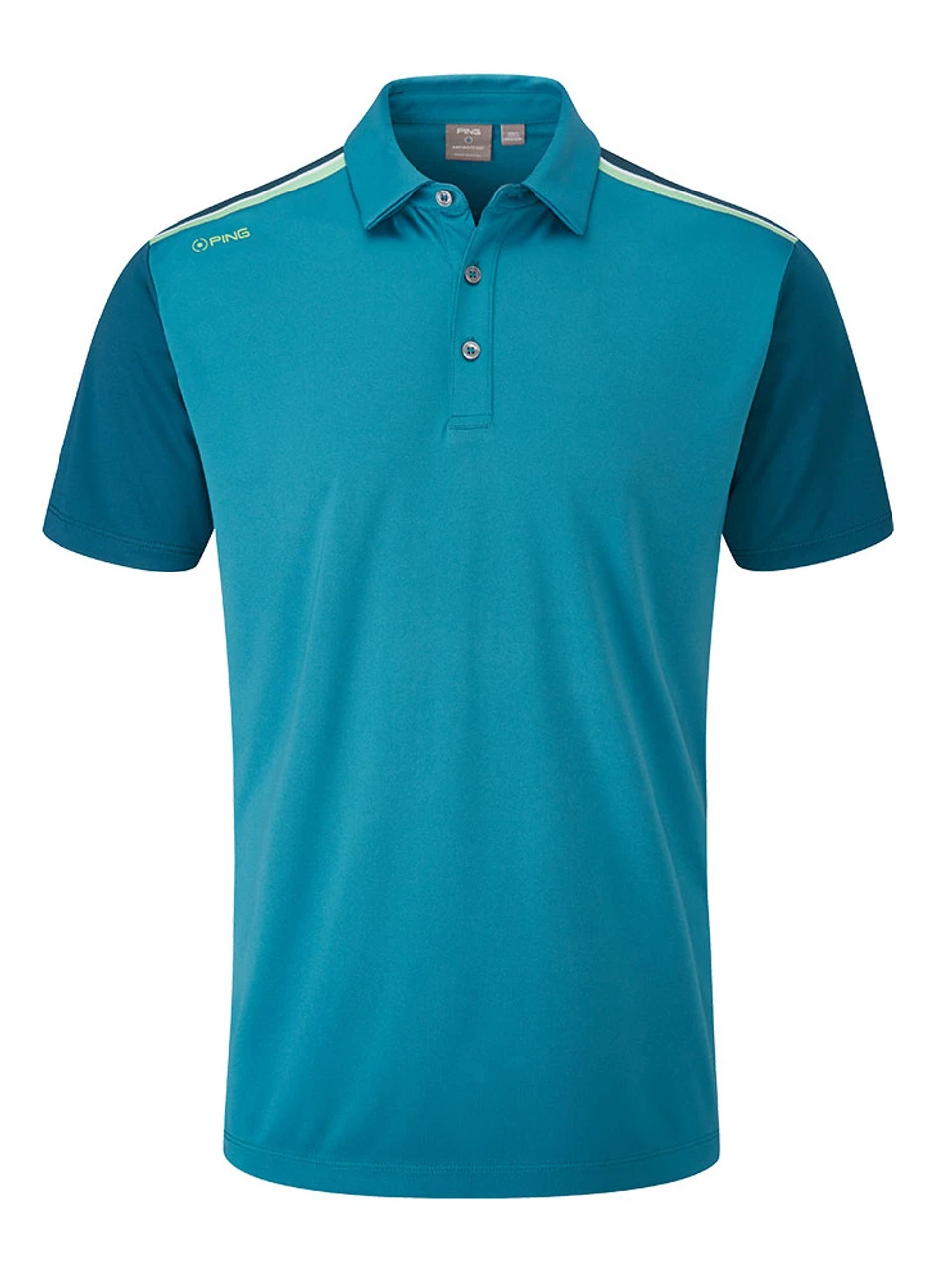 Ping Malvern Tailored Fit Polo - Scuba Blue/Deep Atlantic 3 Ping Malvern Tailored Fit Polo - Scuba Blue/Deep Atlantic
