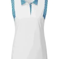 Ping Women's Evie Polo - White/Horizon Multi