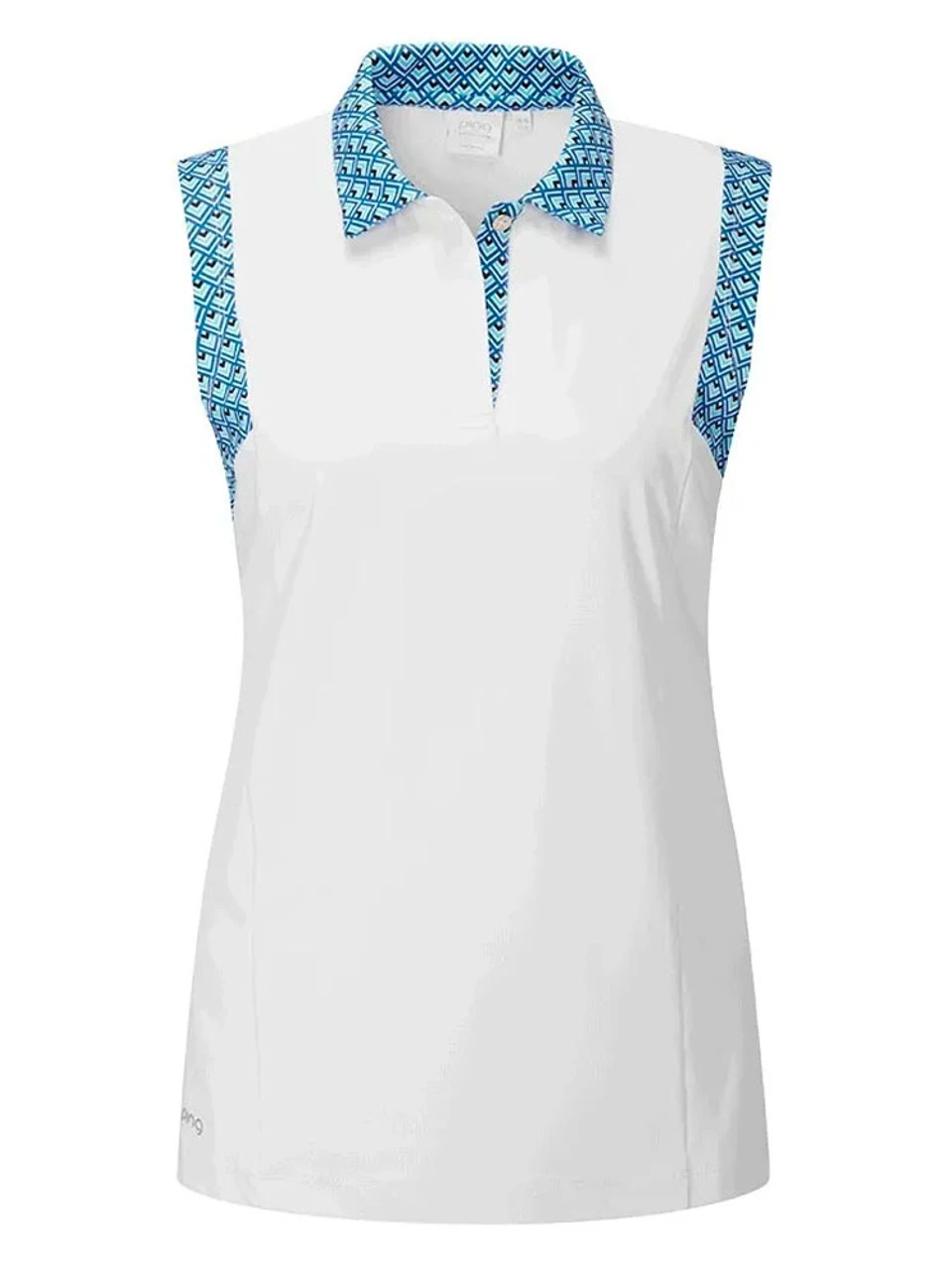 Ping Women's Evie Polo - White/Horizon Multi 3 Ping Women's Evie Polo - White/Horizon Multi