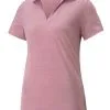 Puma Women's CLOUDSPUN Coast Golf Polo - Pale Grape Heather -Deals Clearance Store shirt pu220532991201520ldy20grape 1 05259.1667504311