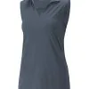 Puma Women's CLOUDSPUN Coast Sleeveless Golf Polo - Evening Sky -Deals Clearance Store shirt pu220532992201520ldy20grey 1 74710.1667503574