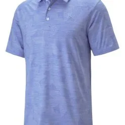 Puma CLOUDSPUN Leaflet Golf Polo - Lavender Pop