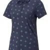 Puma Women's CLOUDSPUN Garden Golf Polo - Navy Blazer/Bright White -Deals Clearance Store shirt pu220535509200220ldy20navy 1 01703.1667504307