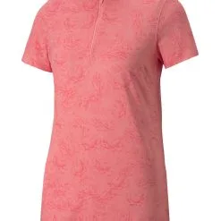 Puma Women's MATTR Bouquet Golf Polo - Carnation Pink