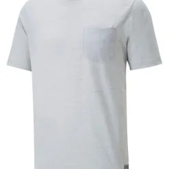 Puma Excellent Golf Wear CLOUDSPUN Pushcart Pocket Golf T-shirt - High Rise