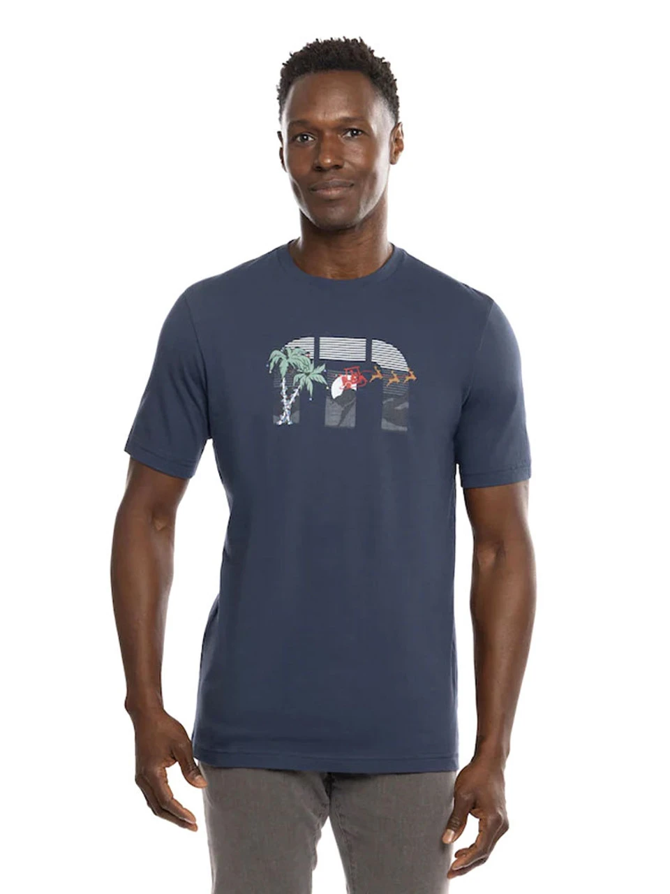 Travis Mathew Cart Race T-Shirt - Mood Indigo 3 Travis Mathew Cart Race T-Shirt - Mood Indigo