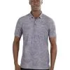 Travis Mathew Four Lakes Polo - Heather Dark Grey