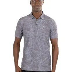Travis Mathew Four Lakes Polo - Heather Dark Grey