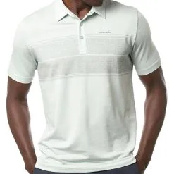 Travis Mathew Infinite Wishes Polo - Heather Neptune Green