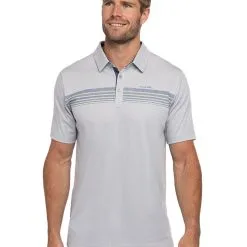 Travis Mathew Summer Storm Polo - Heather Light Grey