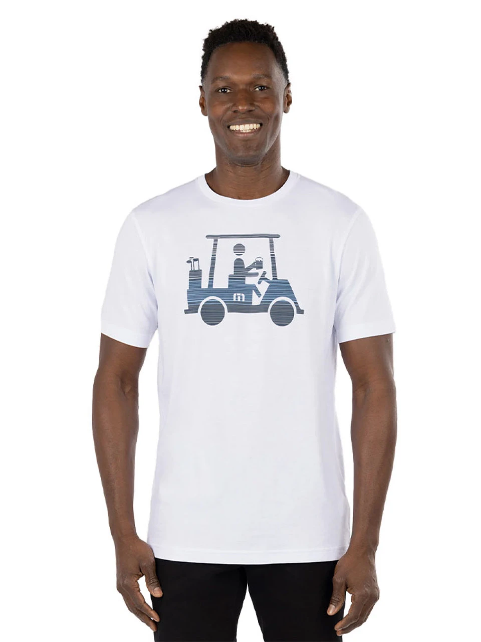 Travis Mathew Race You T-Shirt - White 3 Travis Mathew Race You T-Shirt - White