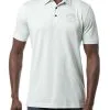 Travis Mathew Sun Rays Polo - Heather Neptune Green