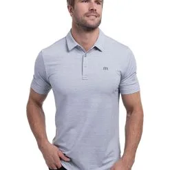 Travis Mathew The Heater Polo - Heather Microchip