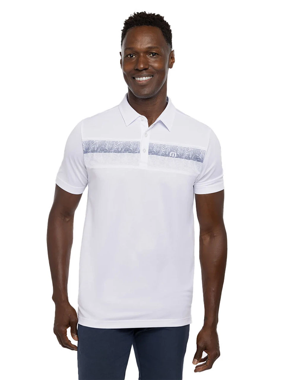 Travis Mathew Treasure Hunter Polo - White 3 Travis Mathew Treasure Hunter Polo - White