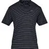 Under Armour Playoff 2.0 Core Stripe Polo - Black/Jet Grey
