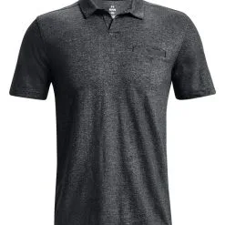 Under Armour Vanish Snap Polo - Black/Radio Red