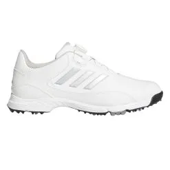 Adidas Golflite Max BOA Wide Golf Shoes - Cloud White/Silver Met./Core Black