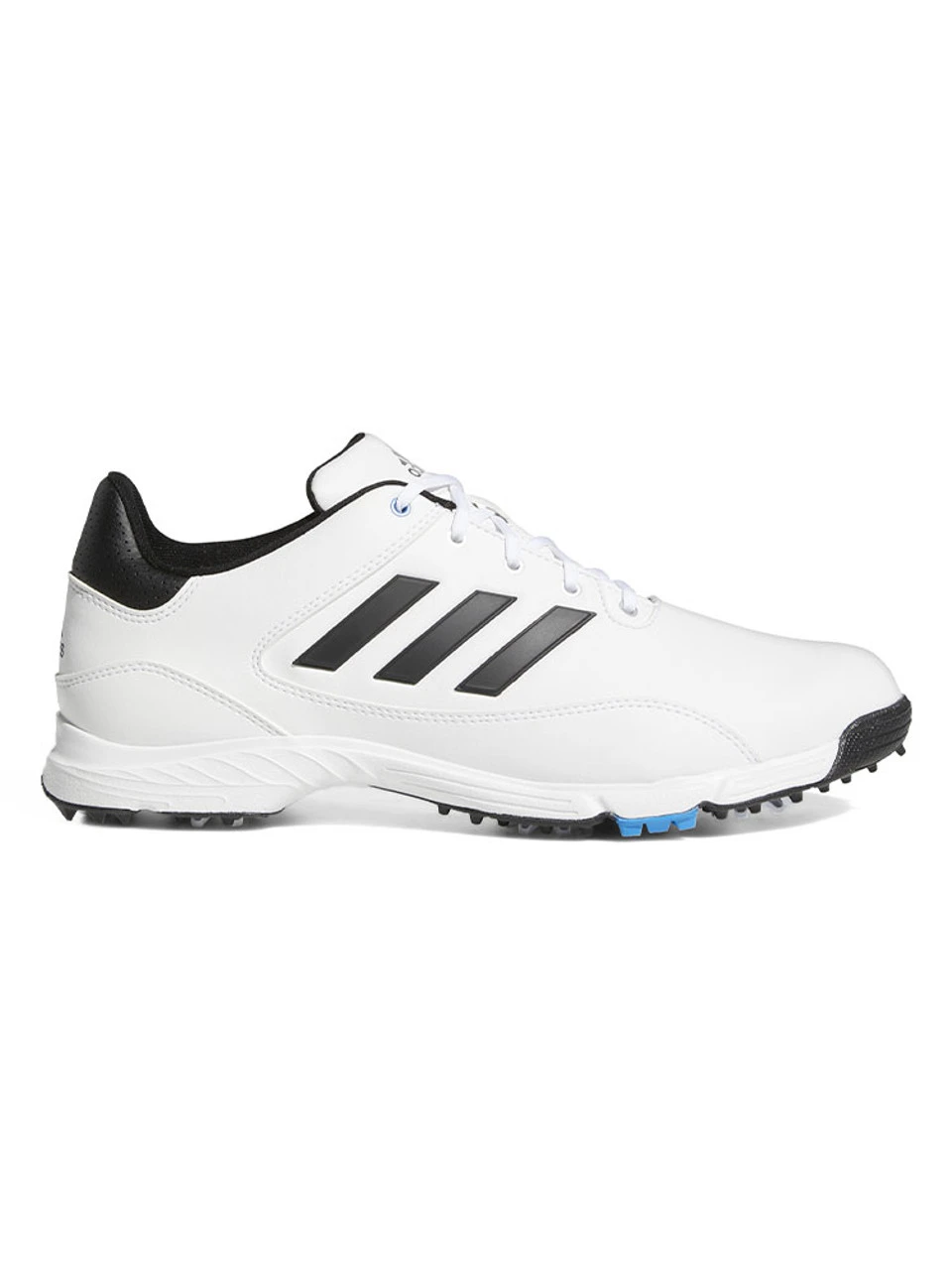 Adidas Golflite Max Wide Golf Shoes - Cloud White/Core Black/Blue Rush 3 Adidas Golflite Max Wide Golf Shoes - Cloud White/Core Black/Blue Rush