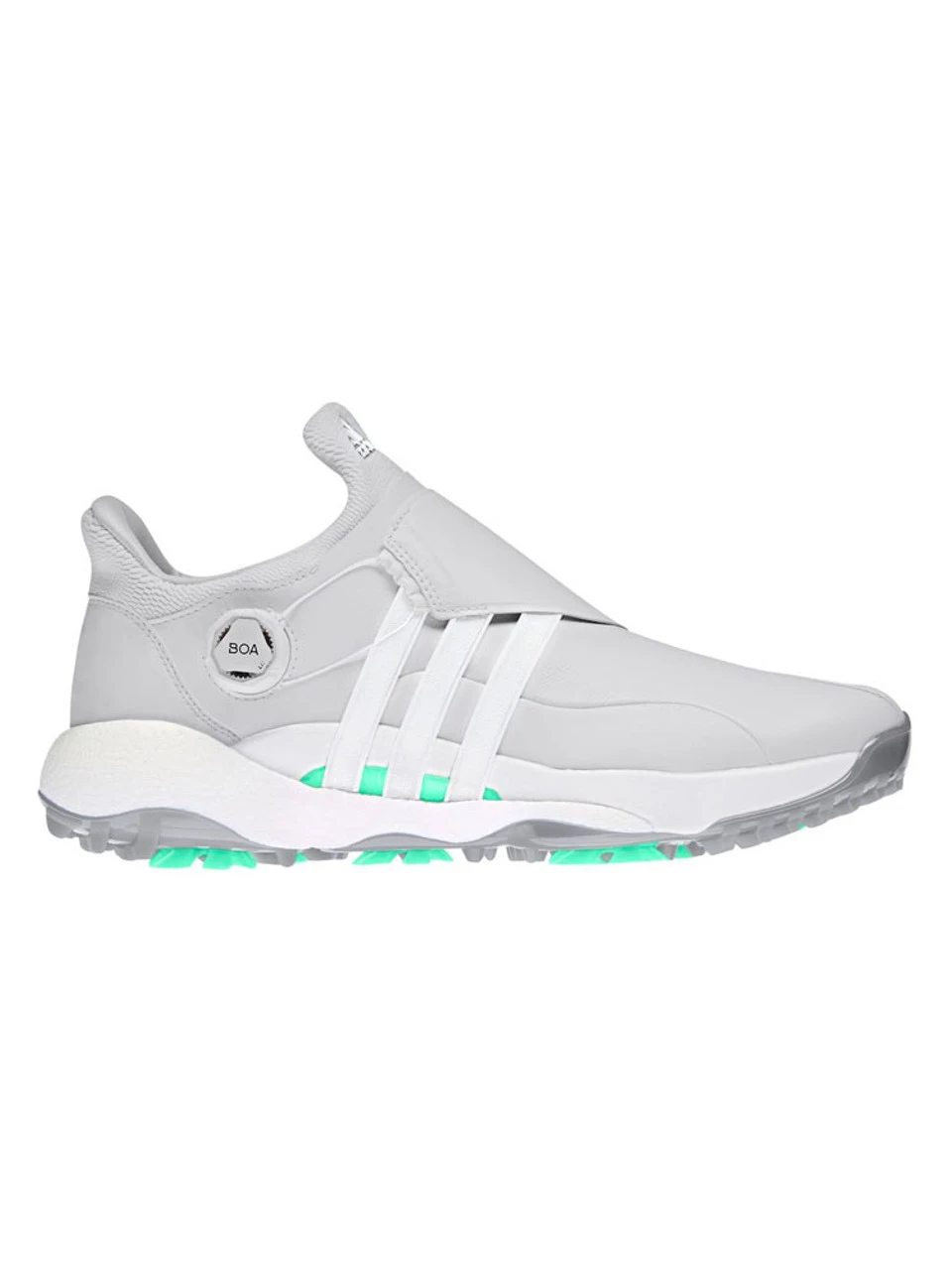 Adidas Women's Tour360 22 BOA Golf Shoes - Grey Two/Cloud White/Pulse Mint 3 Adidas Women's Tour360 22 BOA Golf Shoes - Grey Two/Cloud White/Pulse Mint