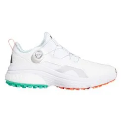 Adidas Solarmotion BOA Golf Shoes - Ftwr White/Core Black/Court Green