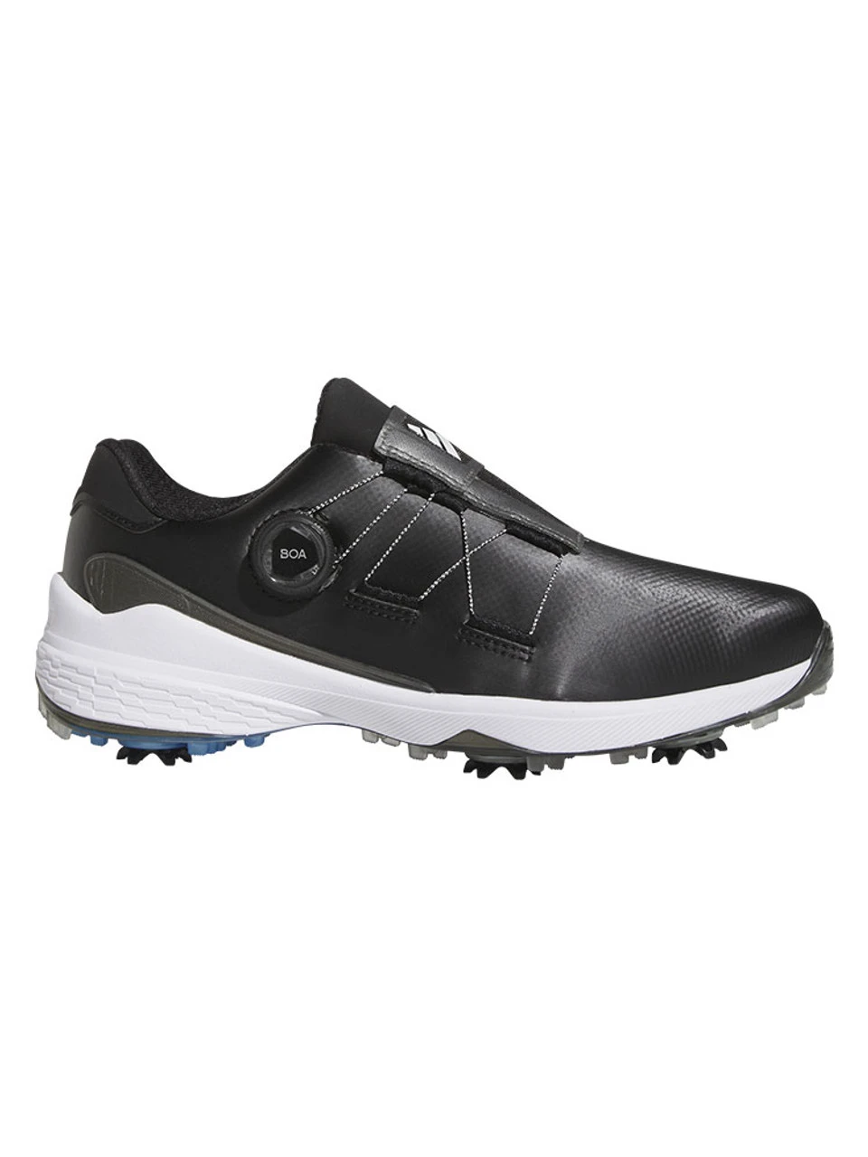 Adidas ZG23 BOA Lightstrike Golf Shoes - Core Black/Ftwr White/Dark Silver Met. 3 Adidas ZG23 BOA Lightstrike Golf Shoes - Core Black/Ftwr White/Dark Silver Met.