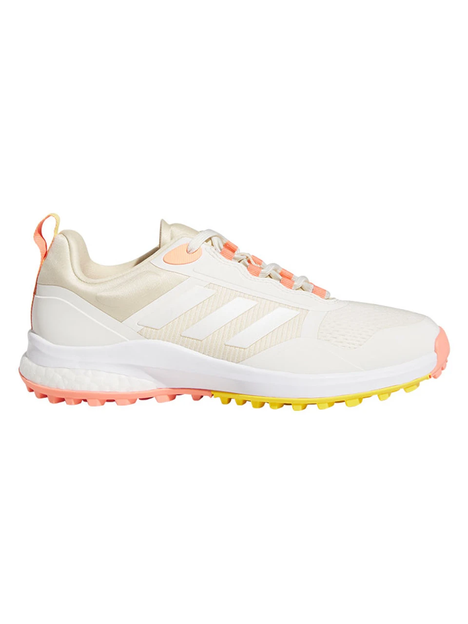Adidas Women's Zoysia Golf Shoes - Chalk White/Zero Met./Sand Strata 3 Adidas Women's Zoysia Golf Shoes - Chalk White/Zero Met./Sand Strata