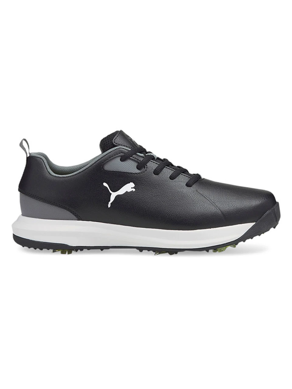 Puma FUSION FX Wide Golf Shoes - Puma Black/Puma Silver/Quiet Shade 3 Puma FUSION FX Wide Golf Shoes - Puma Black/Puma Silver/Quiet Shade
